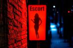 Lichtbord - Amsterdam Red-lights District , Escort lighted