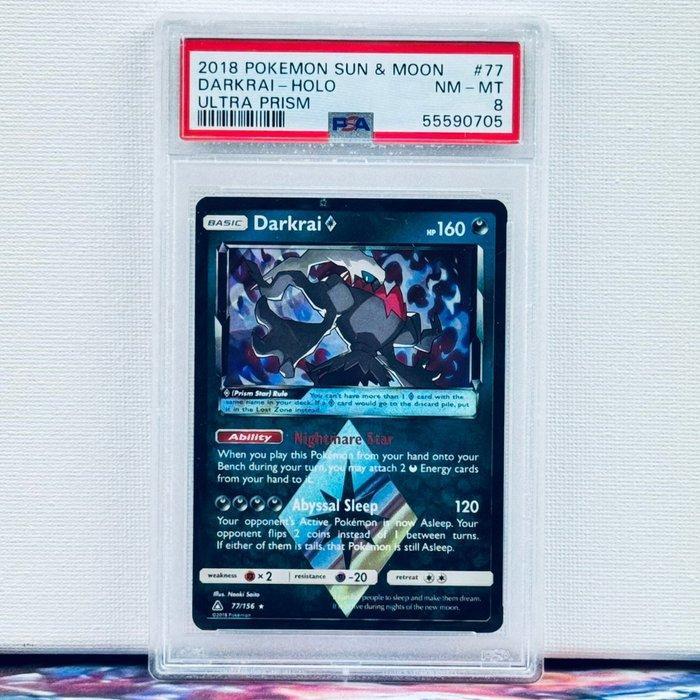 Pokémon Graded card - Darkrai holo 77 - Pokémon - PSA 8, Hobby en Vrije tijd, Verzamelkaartspellen | Pokémon