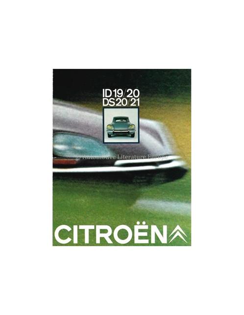 1969 CITROEN DS / ID PROGRAMMA BROCHURE NEDERLANDS, Livres, Autos | Brochures & Magazines