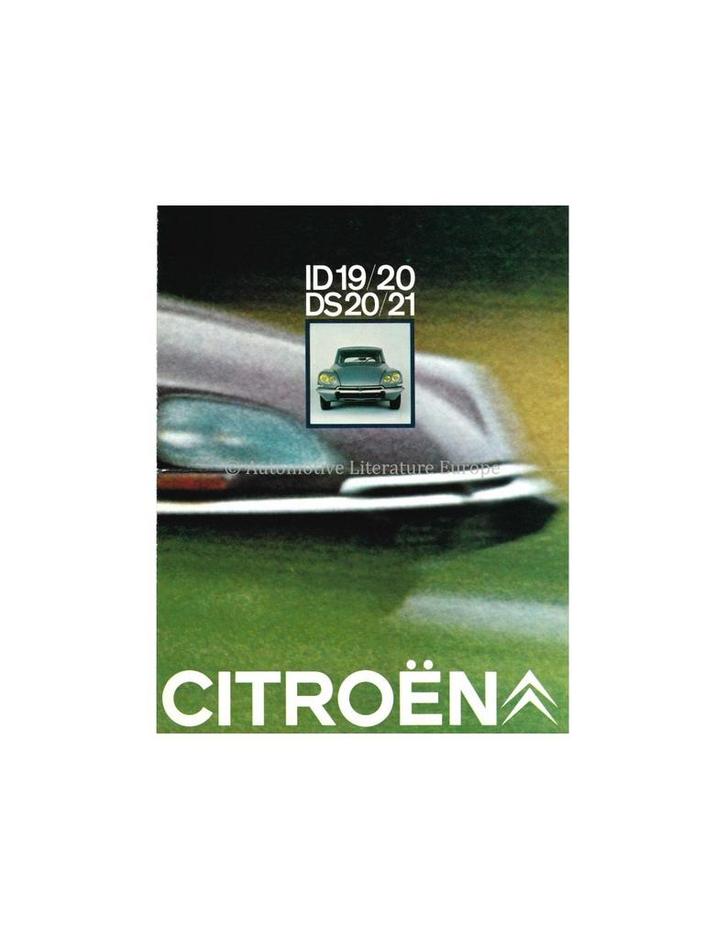 1969 CITROEN DS / ID PROGRAMMA BROCHURE NEDERLANDS, Boeken, Auto's | Folders en Tijdschriften