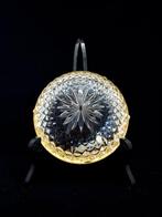 Val Saint Lambert - Asbak - Kristal, Verguld - Gesigneerd, Antiek en Kunst