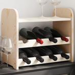 vidaXL Casier à vin avec panneau supérieur 43x25x37 cm, Maison & Meubles, Verzenden, Neuf