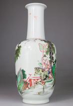 Vase en Porcelaine - Famille Verte - Marque Kangxi -, Antiek en Kunst