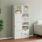 vidaXL Bijzetkasten 4 st ODDA 40x24x79 cm massief, Verzenden, Nieuw