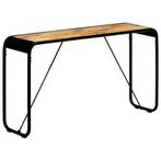 vidaXL Table console 140 x 35 x 76 cm Bois de manguier, Maison & Meubles, Verzenden, Neuf