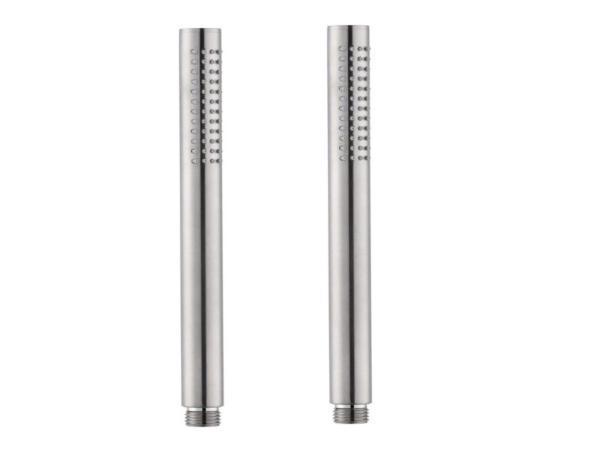 Veiling - 2x Beaux staafhanddouche Port geborsteld rvs, Bricolage & Construction, Sanitaire