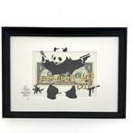 Mike Graman (1977) - Banksy Panda - Stay Cool!, Antiek en Kunst