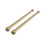 2x Stabilisatiestang Wiesbaden Slim 120 cm Messing Goud, Ophalen of Verzenden, Nieuw, Douche