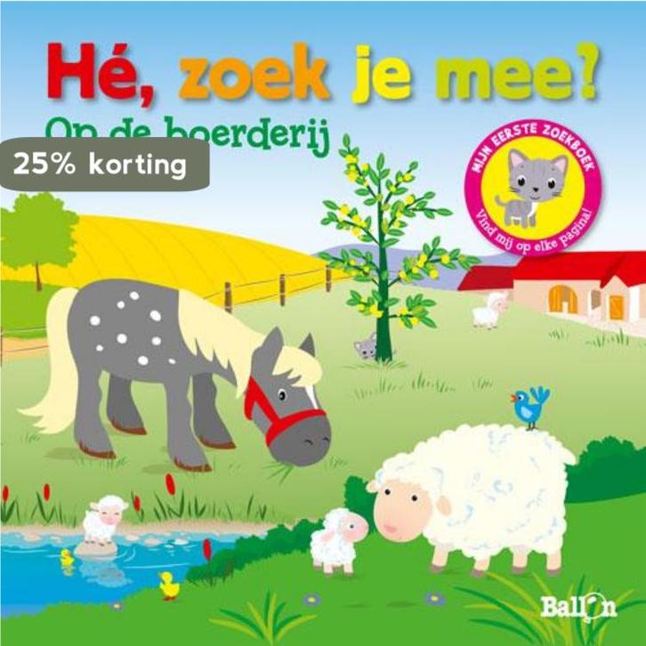Op de boerderij / Hé zoek je mee? 9789037481921, Boeken, Kinderboeken | Kleuters, Gelezen, Verzenden