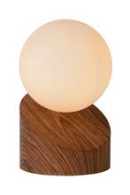 Lucide LEN - Tafellamp - Ø 10 cm - 1xG9 - Hout, Huis en Inrichting, Lampen | Tafellampen, Verzenden, Nieuw, Hout