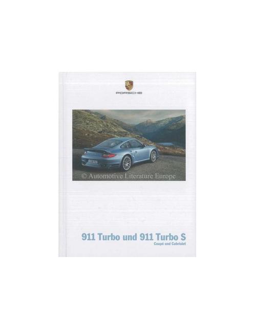 2011 PORSCHE 911 TURBO HARDCOVER BROCHURE DUITS, Livres, Autos | Brochures & Magazines