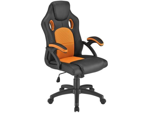 Veiling - Racing Bureaustoel / Gamestoel Montreal - Oranje, Maison & Meubles, Chaises de bureau