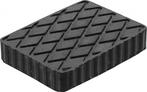 Bgs technic Rubberen pad  voor hefplatforms  160 x 120 x 30, Verzenden