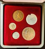 Pays-Bas. Wilhelmina. 2 gas tokens, 2 1/2 Cents, 10 cents, 1, Postzegels en Munten, Munten | Nederland