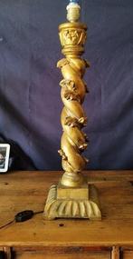 Zuilvormig houtsnijwerk, Columna salomon - 60 cm - Hout -
