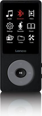 MP3 Speler met Bluetooth - Inc. 8GB SD - Zwart - Lenco - XEM, Verzenden, Nieuw
