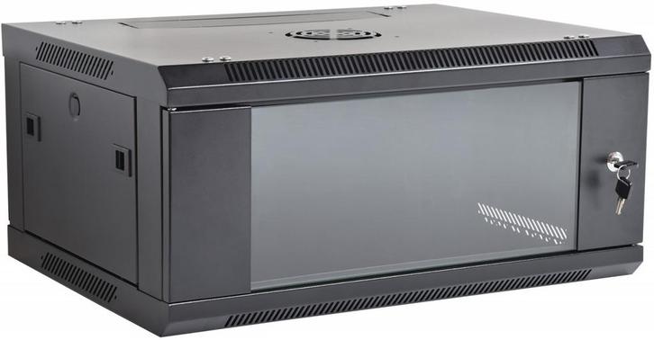 Adastra 19 Equipment Rack Met Glasdeur 18U 450 X 600 X, Muziek en Instrumenten, Behuizingen en Koffers