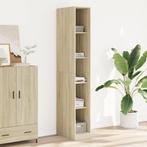 vidaXL Kledingkast 30x50x200 cm bewerkt hout sonoma, Huis en Inrichting, Kasten | Kleerkasten, Verzenden, Nieuw