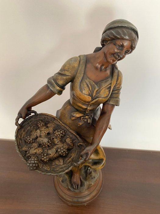 Figuur - Winobranie Par A-J Scotte (1885-1905) -, Antiek en Kunst, Antiek | Keramiek en Aardewerk