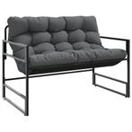 Tuinbank Antraciet -51% | Retour deal voor jouw tuin!, Tuin en Terras, Tuinbanken, Verzenden, Nieuw, Textileen