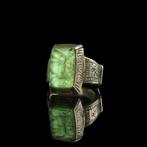 Ottomaanse Zilver Ring met glasintaglio