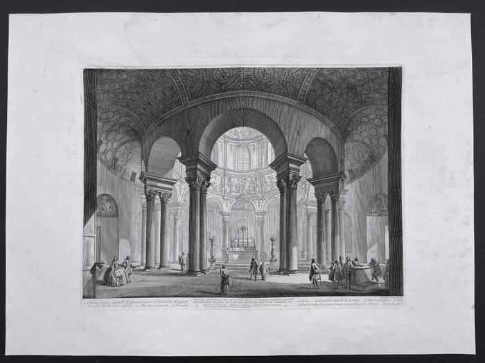 Giovanni Battista Piranesi (1720-1778) - Veduta interna del, Antiquités & Art, Antiquités | Autres Antiquités
