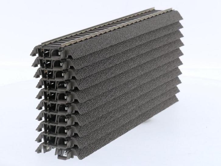 Schaal H0 Trix 62188 rechte C-rails 188.3 mm 10 st. #6517, Hobby en Vrije tijd, Modeltreinen | H0, Gelijkstroom, Analoog, Zo goed als nieuw