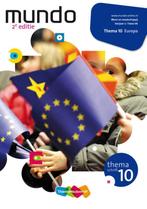 Mundo 10 Europa leerjaar 2 lwoo/bk Themaschrift, Boeken, Liesbeth Coffeng, Theo Peenstra, Zo goed als nieuw, Verzenden