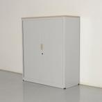 Aspa roldeurkast, aluminium, 146 x 120 cm, incl. 3 legborden, Huis en Inrichting, Ophalen of Verzenden, Gebruikt