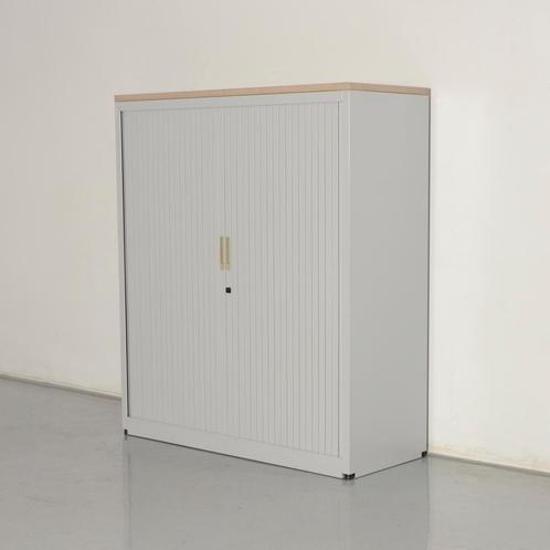 Aspa roldeurkast, aluminium, 146 x 120 cm, incl. 3 legborden, Huis en Inrichting, Kasten | Roldeurkasten en Archiefkasten, Gebruikt