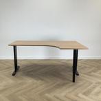 hoekbureau (rechts) 180x120 cm, beuken - zwart, Huis en Inrichting, Bureaus, Gebruikt, Bureau