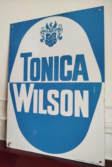 Reclamebord - TÓNICA WILSON - Metaal