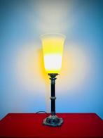 Tafellamp - Opaline glas - Art Deco Mazda lamp, Antiek en Kunst