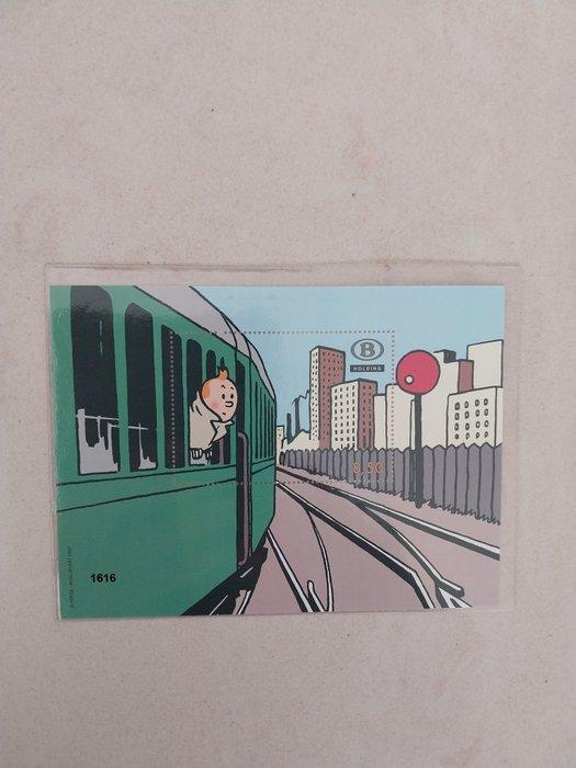 Kuifje - 1 postzegels - TRV-BL13 Kuifje genummerd blok, Boeken, Stripverhalen