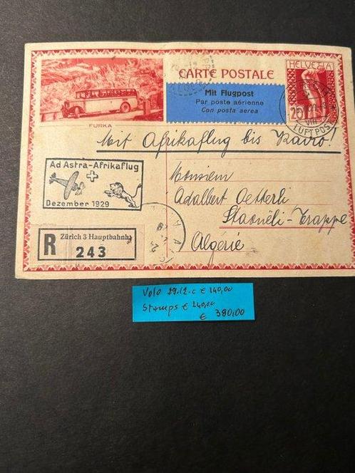 Envelop - Zwitserland - 1929 Geregistreerde, Postzegels en Munten, Postzegels | Europa | België