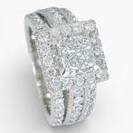 Zonder minimumprijs - Ring - 14 karaat IGI, Witgoud -