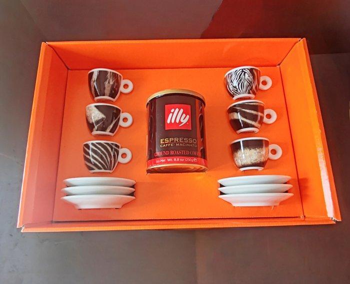 illy - Roberta Pietrobelli - Koffieservies voor 6 (6) -, Antiek en Kunst, Antiek | Meubels | Tafels