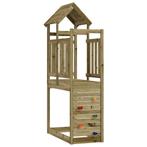 vidaXL Speeltoren met klimwand 53x110x214 cm geïmpregneerd, Kinderen en Baby's, Speelgoed | Buiten | Speeltoestellen, Verzenden