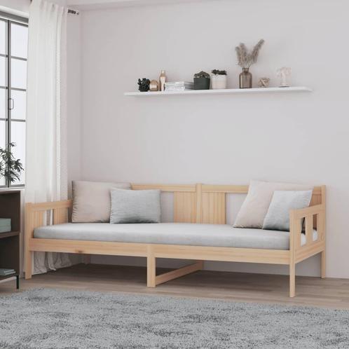 vidaXL Slaapbank massief grenenhout 80x200 cm, Huis en Inrichting, Slaapkamer | Bedden, Nieuw, Verzenden
