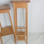 Plantentafel (2) - Eik - Bijzettafel / Piëdestal, Antiek en Kunst