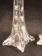 Paar slanke vazen - Vaas (2) - Glas, Antiek en Kunst