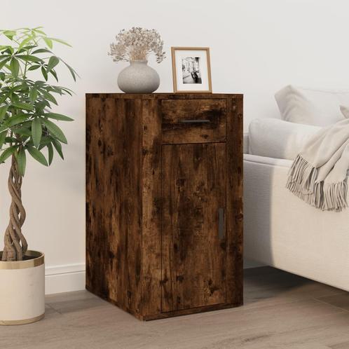 vidaXL Bureaukastje 40x49x75 cm bewerkt hout gerookt, Huis en Inrichting, Kasten | Overige, Nieuw, Verzenden
