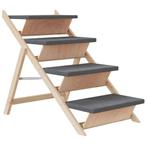 Hondentrap Vurenhout Grijs | Tweede Kansje | OP=OP, Dieren en Toebehoren, Honden-accessoires, Verzenden, Nieuw