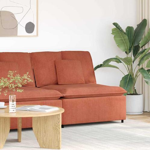 vidaXL Modulaire bank middenmodule met kussens 100 cm rood, Huis en Inrichting, Zetels | Voetbanken en poefs, Nieuw, Verzenden