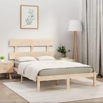 vidaXL Bedframe massief hout 200x200 cm, Huis en Inrichting, Slaapkamer | Bedden, Verzenden, Nieuw