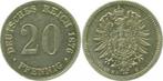 20pfennig Kaiserreich 1876c, Postzegels en Munten, Munten | Europa | Niet-Euromunten, België, Verzenden