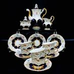 E.A.Leuteritz - Meissen - Cobalt Blue Coffee Set for 6 (15, Antiquités & Art