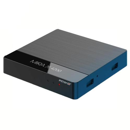 Amiko Mira-X 4200 BT Linux IPTV Box (Bluetooth afstandsbedie, Télécoms, Émetteurs & Récepteurs, Enlèvement ou Envoi