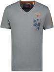 Limited Edition T-shirt V-Hals Met Print Geographical Norway