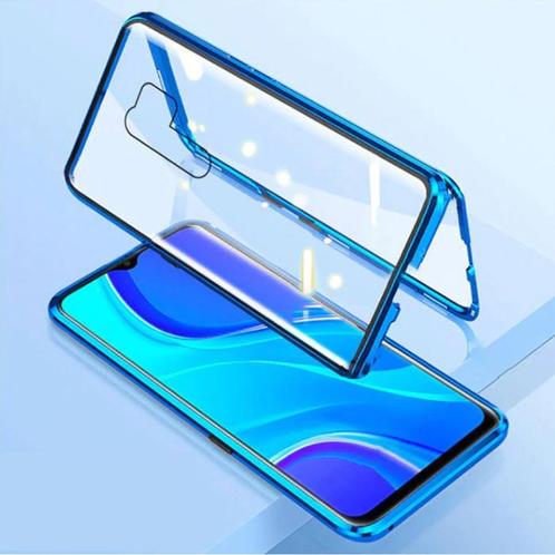 Xiaomi Mi A2 Magnetisch 360° Hoesje met Tempered Glass -, Télécoms, Téléphonie mobile | Housses, Coques & Façades | Marques Autre